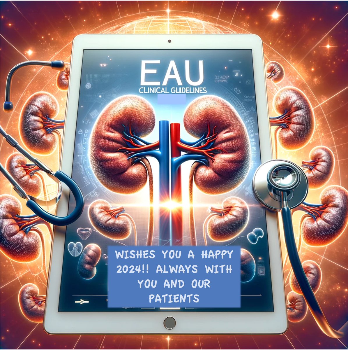 Best wishes my #urosome friends for 2024! From the #eauguidelines after a year working hard we can tell you we feel grateful to all of you that believe in us. Special thanks to guidelines family: panel members, chairs, associates, committees, board, staff. For being marvellous!!