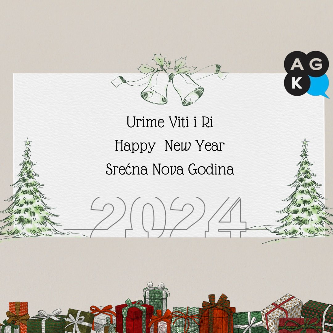AGK_AJK's tweet photo. 📣Në ditën e fundit të vitit 2023, duam të shprehim falënderim dhe mirënjohje për të gjithë kolegët tanë gazetarë, kameramanë dhe fotoreporterë për punën e jashtëzakonshme, të palodhshme e tejet sfiduese që e kanë bërë për gjatë vitit. https://t.co/cZIywnDtGo