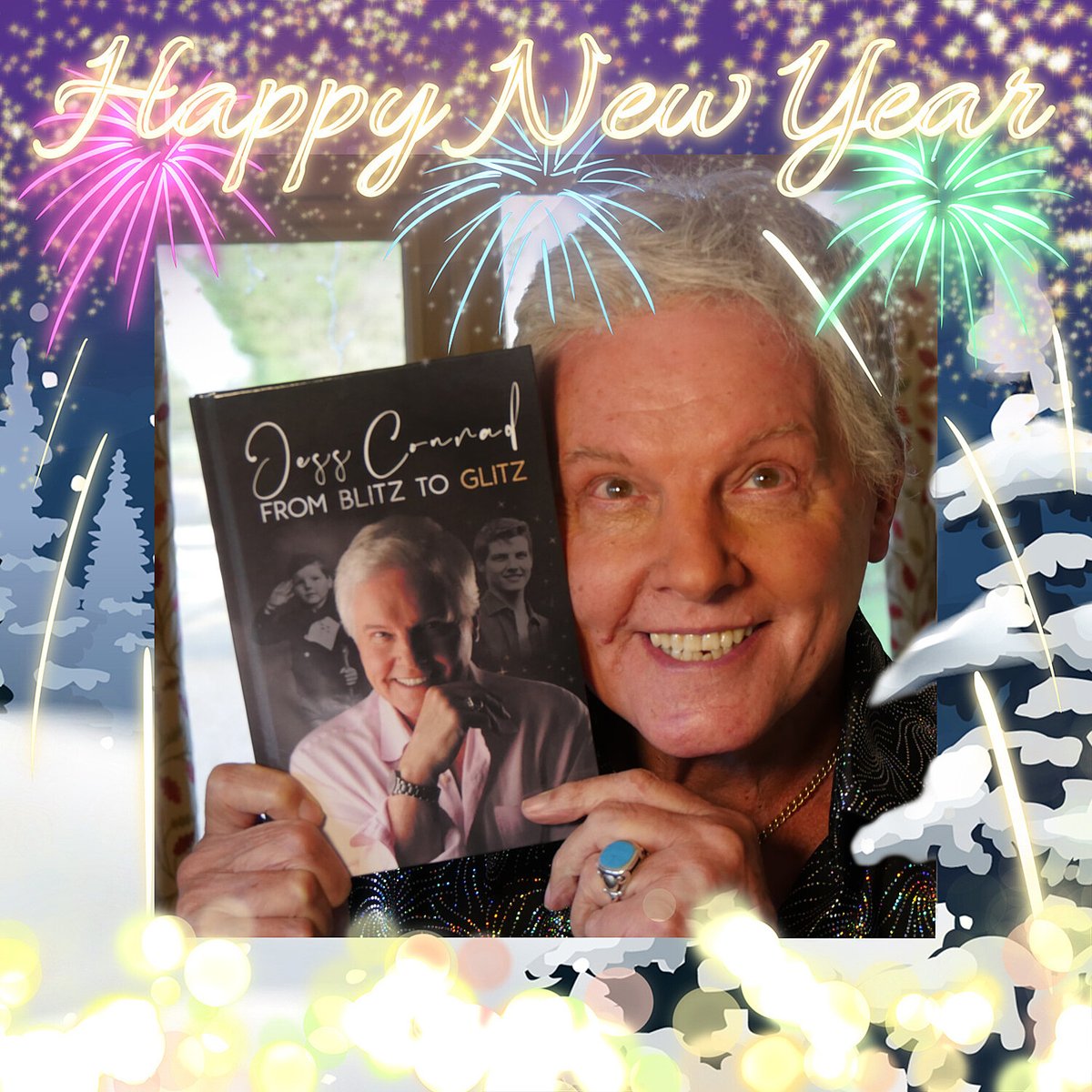 Jessconradcom's tweet photo. 2023 has been a great year for me. I have guest starred in two movies which are due to be released. But the highlight of my year was @AUK_News publishing my autobiography. I wonder what 2024 will have in store? I'm sure it'll be a good one. 

Wishing you a #HappyNewYear2023 😘🎉 https://t.co/7g9KMXaOHf