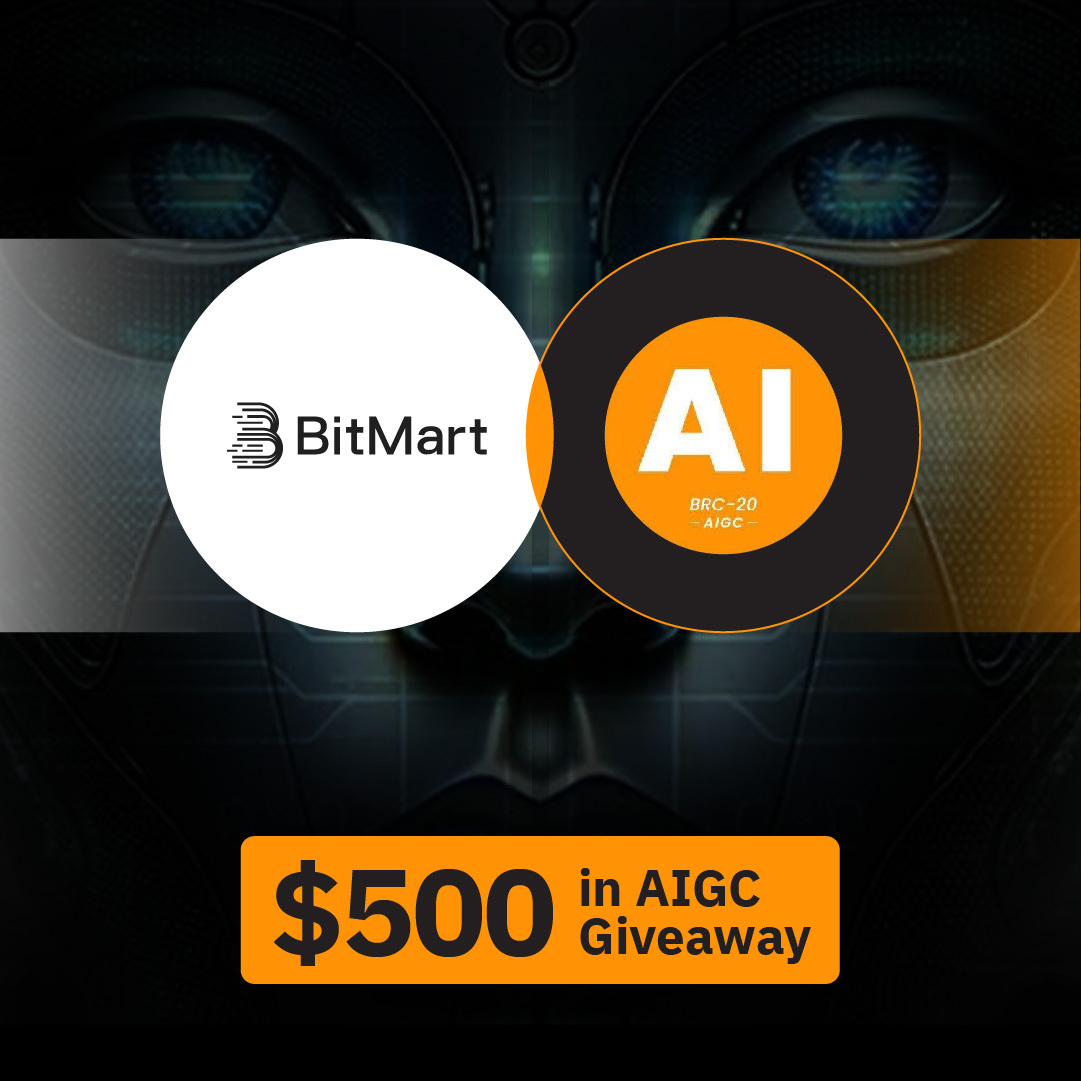 💰$500 in $AIGC #Giveaway💰

#BitMart and #AIGC are teaming up to reward our awesome community! 🎉

To Enter: 
1️⃣Follow <a href="/BitMartExchange/">BitMart</a> &amp; <a href="/AIGC_BRC20/">$AIGC</a>
2️⃣Quote RT &amp; tag five crypto friends
3️⃣Complete: forms.gle/rK3b1ho19qhwAz…

#BRC20 #Inscriptions #AI