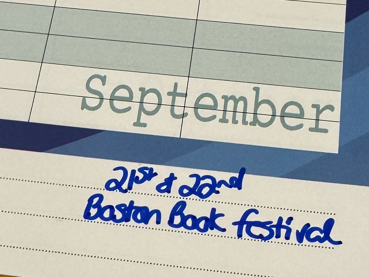 Writing up all the key events on my calendar for 2024… don’t forget to do yours too!! 📚✍🏻
#BostonBookFestivalUK