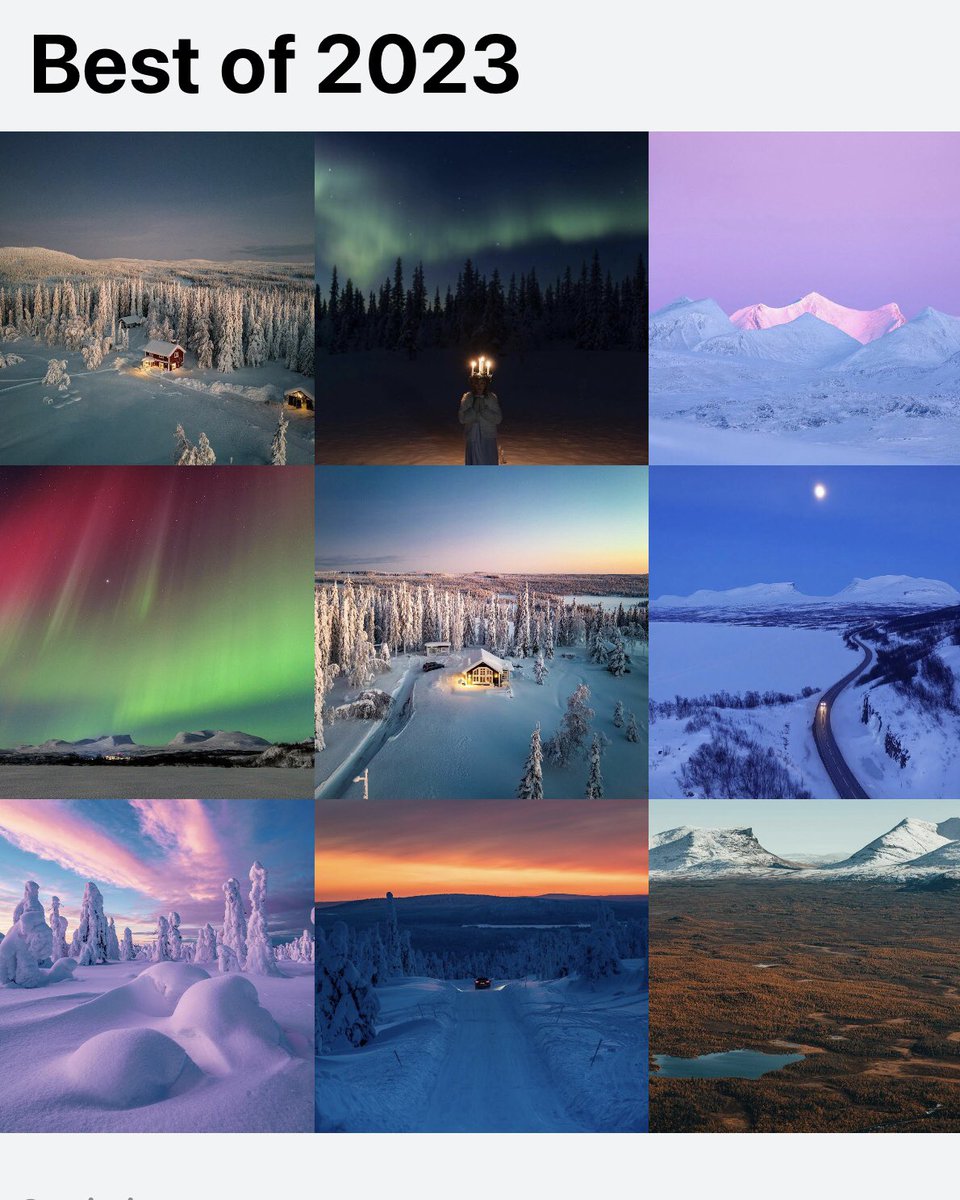 Our top9 shots on Instagram in 2023. We wish y’all a Happy New Year!