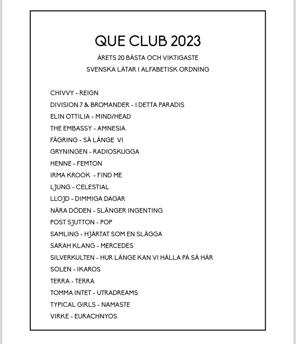 Que Club by Fabian tweet media
