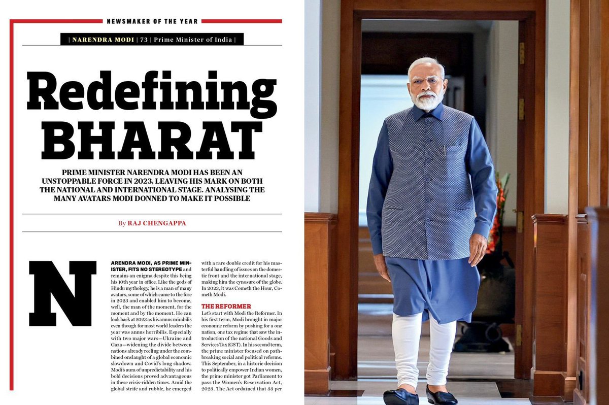 PrakashJavdekar's tweet photo. Redefining Bharat 🇮🇳 ... The Modi Way !
Do read this insightful article on how Hon’ble PM Shri @narendramodi Ji is transforming 🇮🇳 with his visionary leadership, bold decisions and a nation-first approach..
Read here 👉 https://t.co/LqQ3s71WyZ
#BharatIn2023 #ModiYear #RedefiningBharat #Year2023 #NewIndia #TransformingIndia @NamoApp @blsanthosh