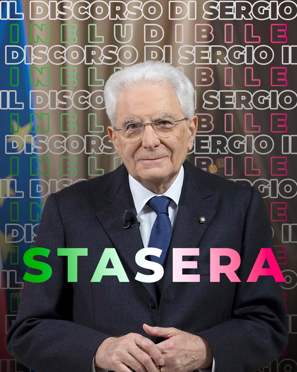 C’è chi aspetta il 31 dicembre per ascoltare il discorso di Sergio e chi mente 😎💫
Pront* per stasera? 

#lebimbedisergiomattarella #mattarella #sergiomattarella #discorsodifineanno #discorsomattarella