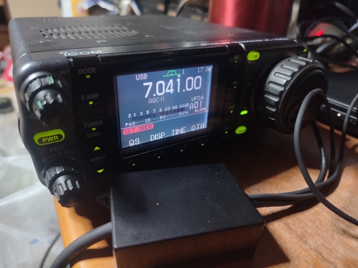 Jo4Mbf's tweet photo. IC-7000でFT8を運用するためのインターフェース買ったが送信出来ません。なんでだろう。
#IC7000
#FT8 https://t.co/RcSRLS5l1e