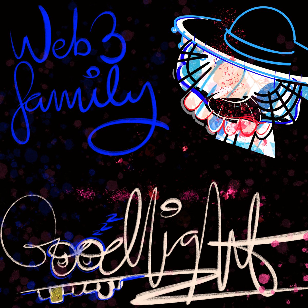 BR0THERWEST's tweet image. GNGN web3 family! Goodnight 👀 💤 
#W3ST