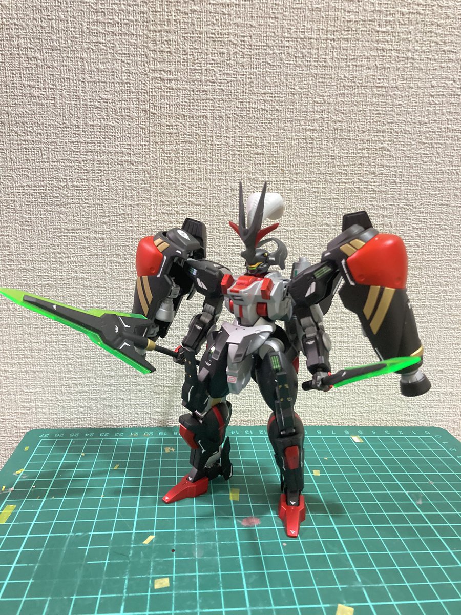 F2Arm2's tweet photo. #今年作ったプラモ晒そうぜ 
初めてミキシングに挑戦した年でした https://t.co/JYycqycTJ9