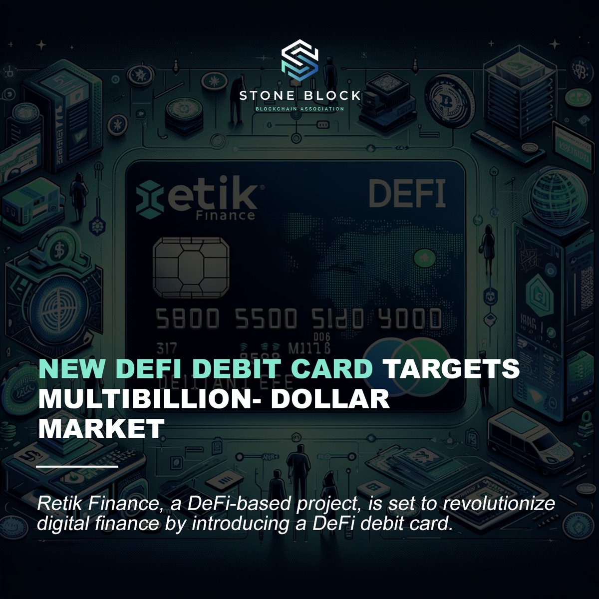 stoneblock_hr's tweet photo. The decentralized finance (DeFi) landscape is poised for a transformation with Retik Finance’s introduction of a DeFi debit card, designed to merge the world of DeFi with everyday financial transactions.
https://t.co/Von2w2JCmO
#definews #StoneBlock https://t.co/GM68Oq5DuT