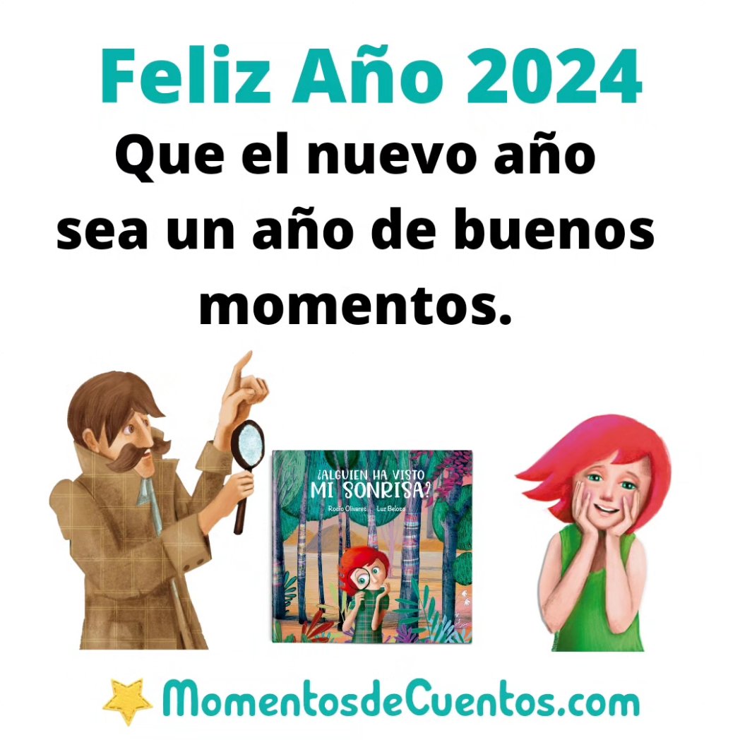 Feliz Año Nuevo⭐
Te deseo mucha salud y felicidad
Por muchos Momentos de Cuentos y sonrisas compartidas
Gracias ❤️

📗🔍🥰 ¿Alguien ha visto mi sonrisa?
✍🏼<a href="/rociooc2013/">EL AULA DE PT ❤</a> 
🎨 <a href="/LuzBeloso/">Luz Beloso</a>
🖨️⭐ <a href="/Momentosdecuent/">Momentos de cuentos</a>

#FelizAñoNuevo #agradecida #alguienhavistomisonrisa #misonrisa