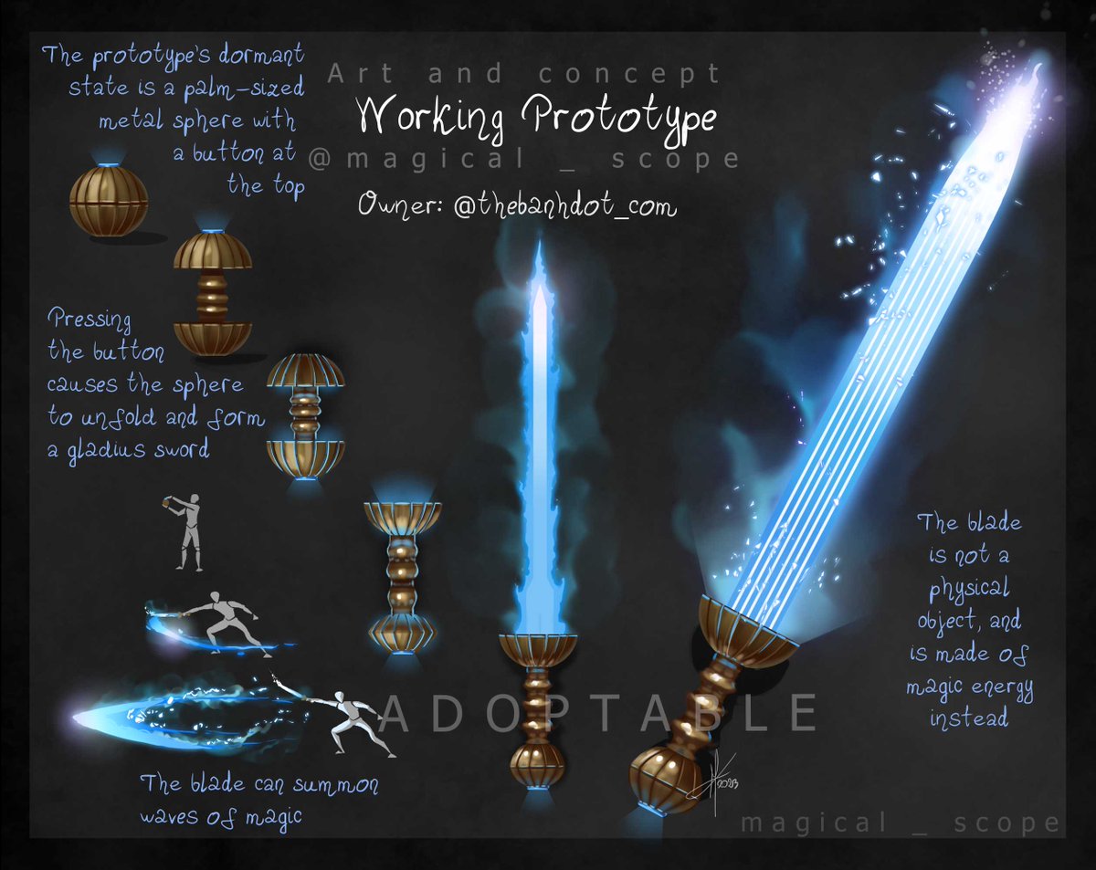 magical_scope's tweet photo. Almost new year time!

I'll be doing a giveaway during January for a single weapon/item design matching an OC 

Starts on 1st, so get those characters ready and keep your eyes peeled for the giveaway post!
Separate giveaway also on dA (you can apply through both) https://t.co/xHY4XhdCbQ