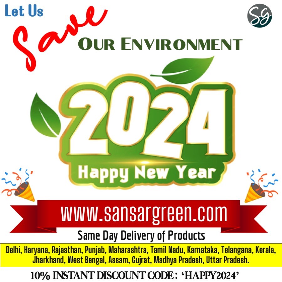 green_sansar's tweet photo. Happy New Year🎉🎉
In This New Year Take A Step Towards Environmental Protection With Sansar Green😇
https://t.co/qjc0NaAhqH
USE CODE: 'Happy2024' For Instant Discount.
#sansargreen #happynewyear https://t.co/RrilRuNudc