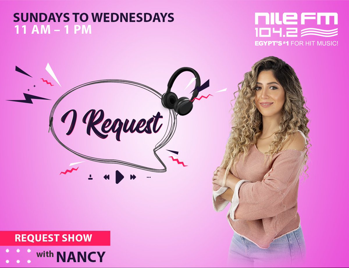 NileFM's tweet photo. It's time for one last episode of #iRequest 🤩 Tune in now to the show as Nancy is turning your music wishes into reality 🎶✨
📞 0238555055 - WhatsApp: 01559551042
Listen live: https://t.co/1yAbXxOuwJ https://t.co/ABzAZGMwb5
