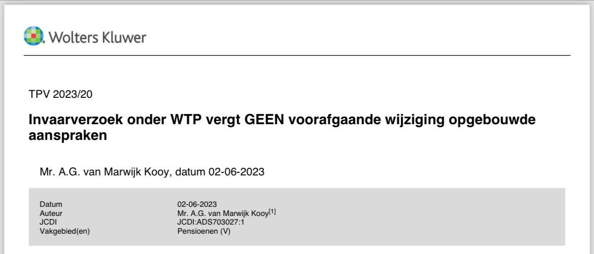 Dit is ook een mooie van de nieuwe voorzitter van de geschillencommissie ⁦@frans_nijhof⁩