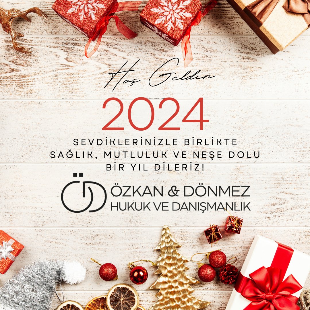 OD_Legal's tweet photo. Sevdiklerinizle birlikte sağlık, mutluluk ve neşe dolu bir yıl dileriz! #ODLegal https://t.co/anxuZkMeON