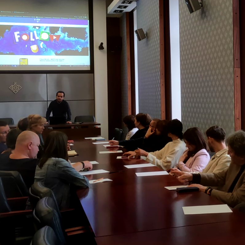 followus_eu's tweet photo. Thrilled to share highlights from the Follow-Us seminar at the Polish Chamber of Commerce on Dec 15! 🌐 Showcasing our project's goals and successes to a distinguished audience, including SMEs and Sectorial Committees who applauded our achievements. 🚀💼 #FollowUs #ErasmusPlus https://t.co/ZIdTiQi1rr