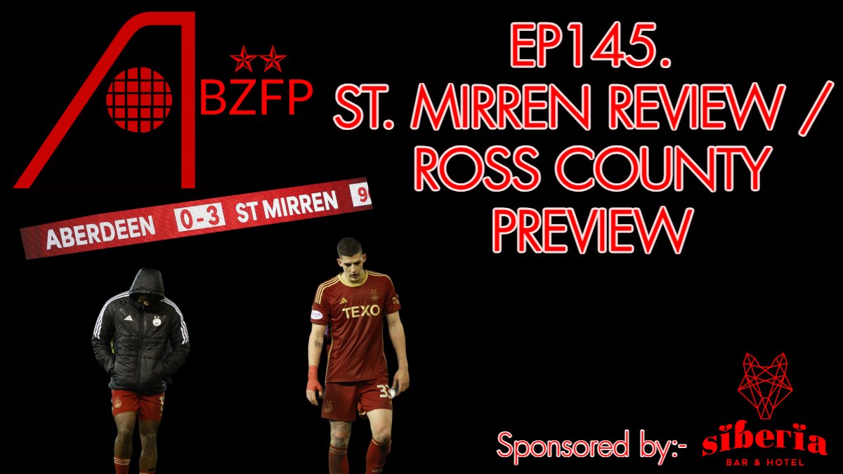 AbzPodcast's tweet photo. 🚨🚨EP145 - OUT NOW!

Sponsored by @SiberiaAberdeen 

An "as live" episode which is equal measures drunken, chaotic and rage fuelled.

@simmoabz joins @tchocky83 &amp; @TheRogue87 for a look back on yesterday and ahead to Dingwall.

LINKS -> https://t.co/2y9npGqDi4 https://t.co/AinXZcM450