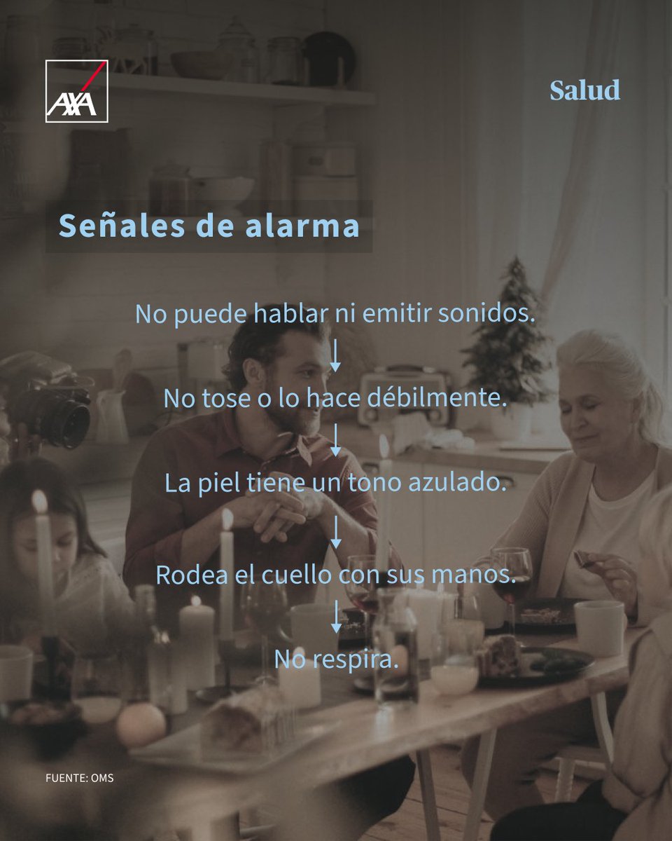 SegurcuatroAXA's tweet photo. 🍇 En estas fechas, que son tan especiales, pasamos mucho tiempo comiendo y no queremos que haya algún susto. Te contamos cómo puedes hacer la maniobra Heimlich para tener unas navidades seguras👉 https://t.co/VNKEogP70c