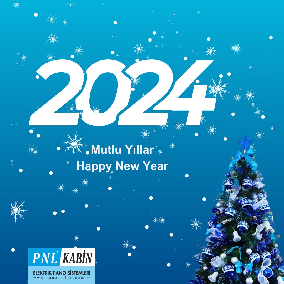 Panel Kabin Elektrik Ailesi olarak herkese sağlıklı, mutlu ve huzurlu bir yıl dileriz. 🎉🎄
As Panel Kabin Electric Company we wish you a happy new year. 🎉🎄