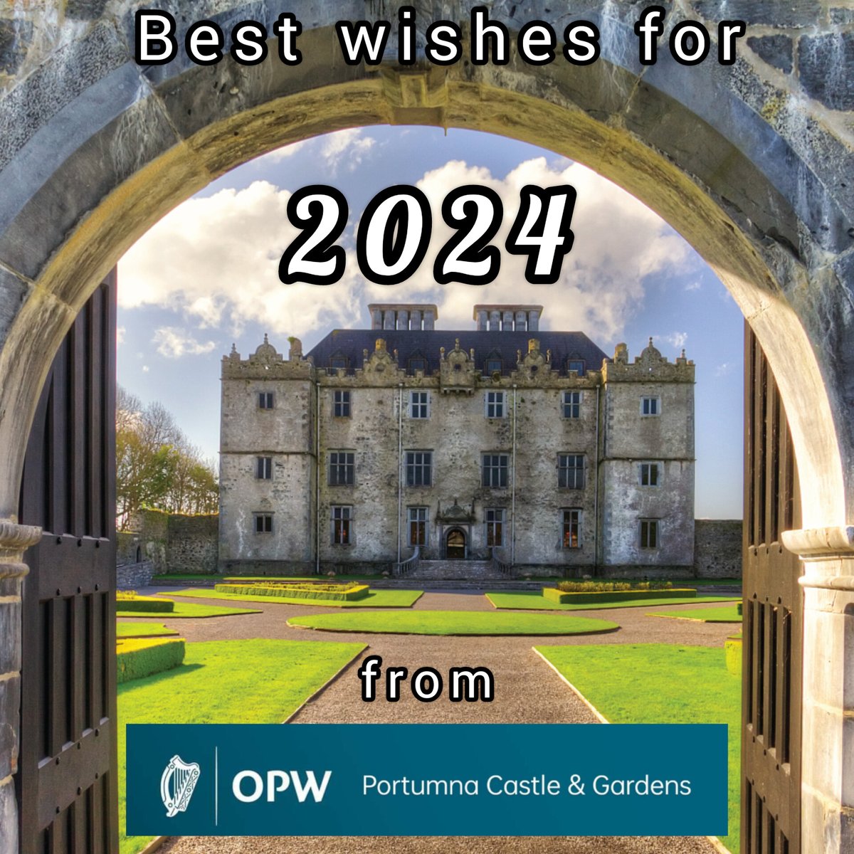 We would like to take this opportunity to wish everyone a Happy New Year for 2024 with health and happiness.  We are looking forward to seeing you all in March.

#newyear #2024 #happynewyear #happynewyear2024 #portumnacastle #portumna #opw #heritageireland #visitportumna