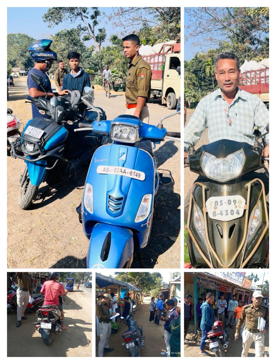 Naka Checking going on West Karbi Anglong District. @assampolice @DGPAssamPolice @gpsinghips @CMOfficeAssam @d_mukherjee_IPS