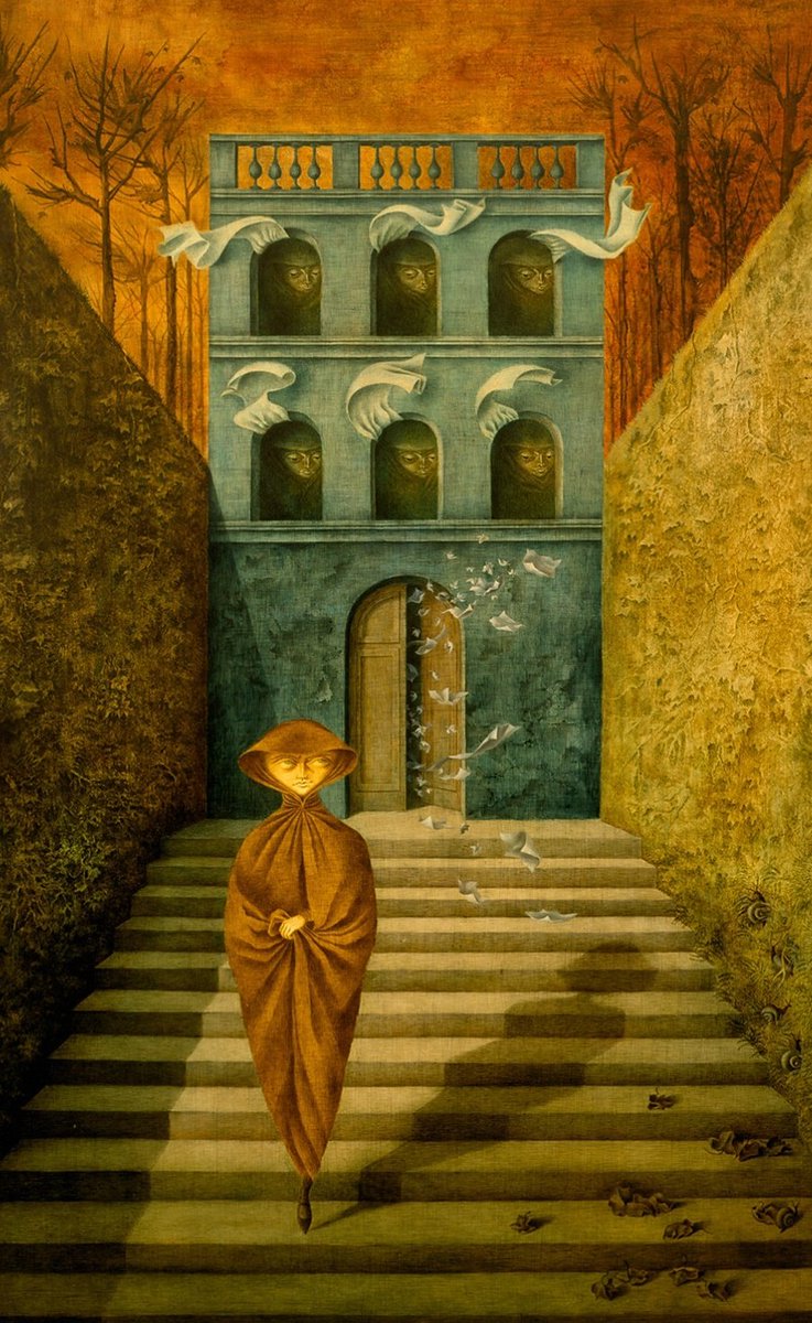Amanece con 'Ruptura', Remedios Varo. 

Hay que dejar atrás todo aquello que nos ha hecho sentir mal o no nos conviene.
Os deseo un Año Nuevo lleno de felicidad. 🥂