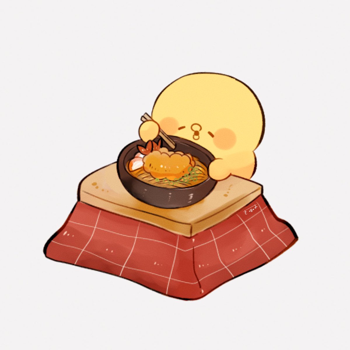 table chick kotatsu food no humans bowl chopsticks  illustration images
