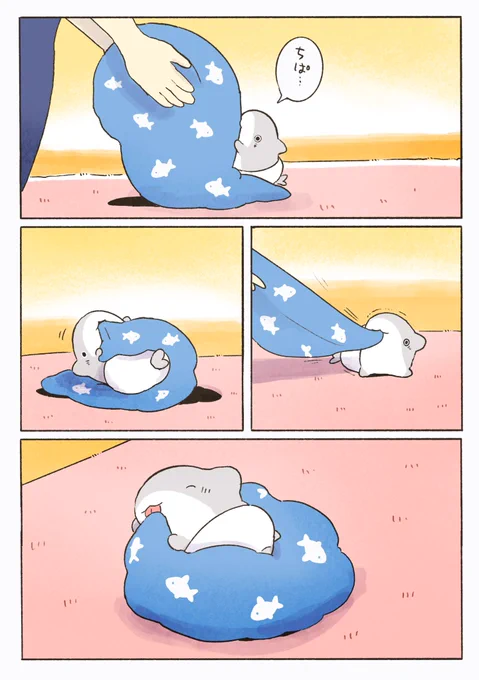 ベビー子ザメ タオルだいすき
