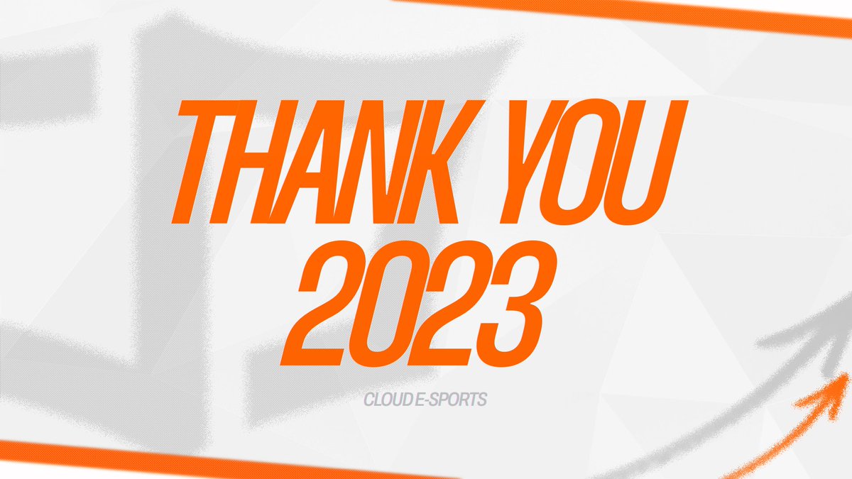 THANK YOU 2023！

#CLOUDESPORTS #CLDWIN