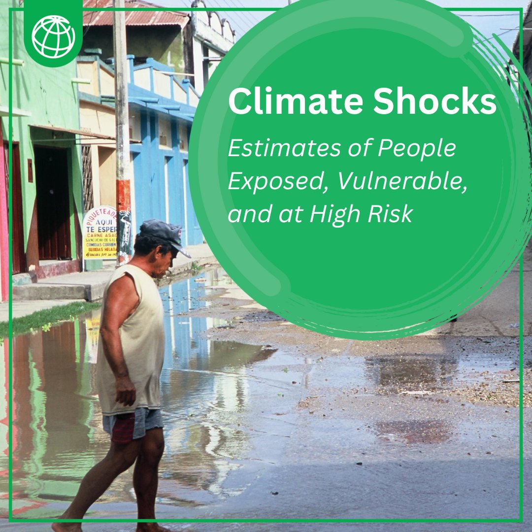 With so many people around the world exposed to extreme weather events – and the large share of them who are poor or highly vulnerable – countries need to act urgently to help them adapt to these risks and protect their welfare. Learn more: wrld.bg/UCSP50QgJpR