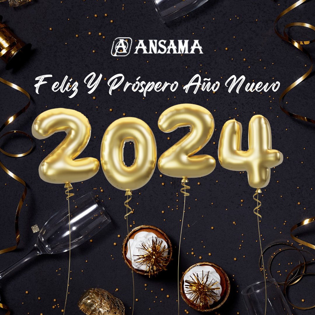 ansamagourmet's tweet photo. No podíamos finalizar el año sin daros las gracias por confiar en Ansama. Sin vuestra confianza nada sería posible. Hoy brindamos por un nuevo año lleno de Salud, esperanza y momentos felices. Nuestros mejores deseos para este nuevo. ¡𝐅𝐄𝐋𝐈𝐙 𝟐𝟎𝟐𝟒!🍾🥂.  #FelizAño https://t.co/L63CoxMrBA