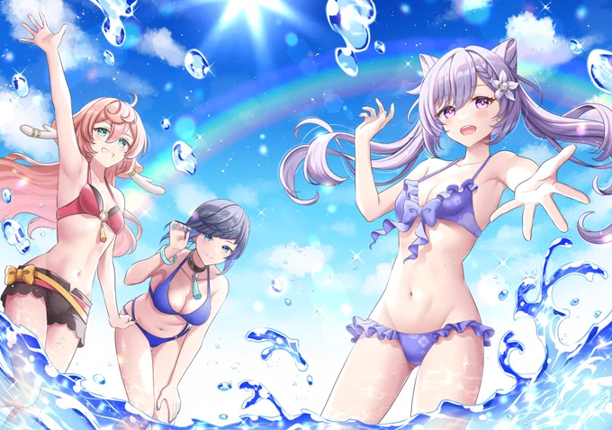 今年も見て頂きありがとうございました～!コメントやRP本当に励みになりました2024年もよろしくお願いします #2023年自分が選ぶ今年の4枚 