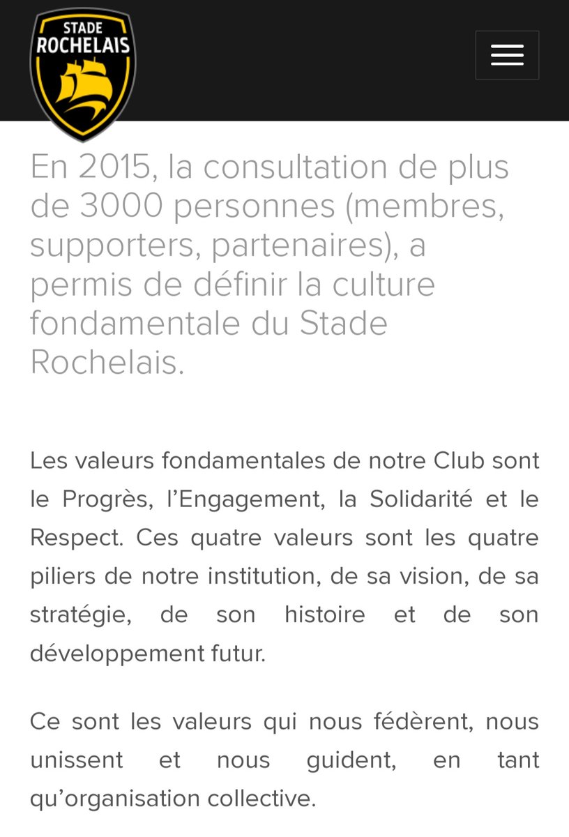 La #FievreSR 💛🖤 n´est pas sortie grandie de ce match.
Le RESPECT est une des valeurs fondamentales du club. Un dirigeant, un membre du staff ou un joueur emblématique, pourraient opportunément le rappeler publiquement.
L´écrin magnifique qu´est devenu Deflandre mérite mieux.