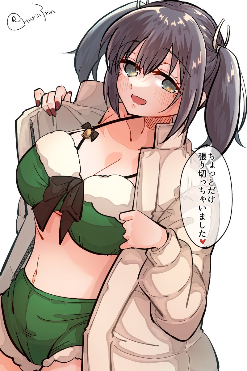 #今月描いた絵を晒そう  加賀さん、蒼龍ちゃん、時雨ちゃん 今月はほぼほぼクリスマスです