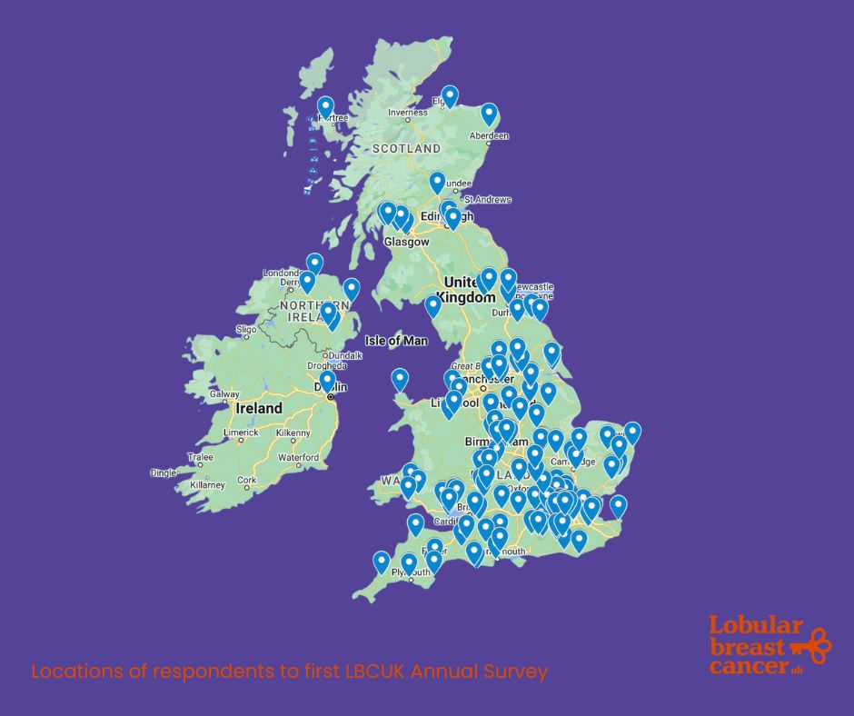 A big thank you to everyone who completed our first Annual Survey earlier this year. We really appreciate your valuable input, which helps us to improve what we do & make plans for 2024. #LobularBreastCancer #PatientFeedback #PatientAdvocacy