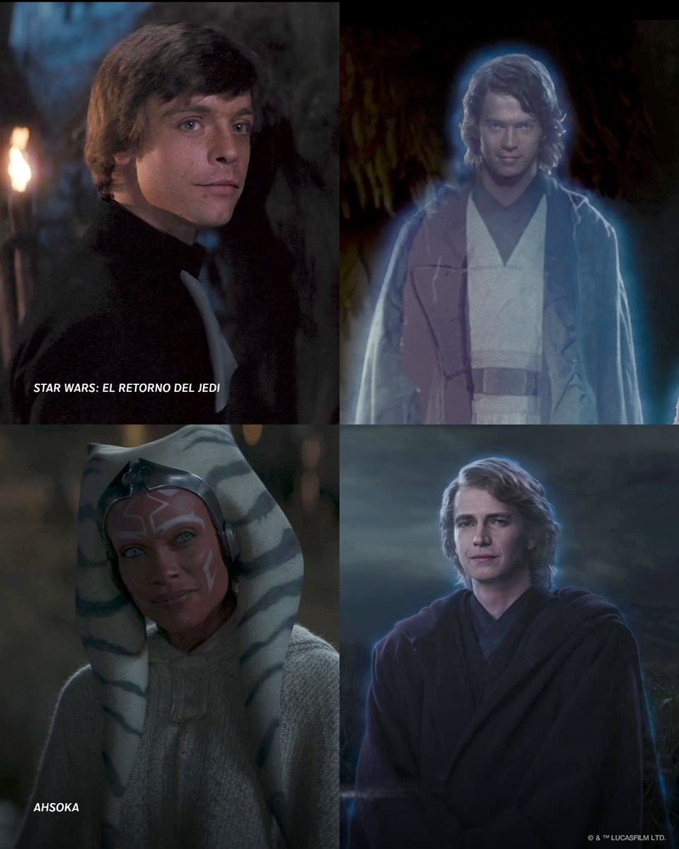StarWarsLA's tweet photo. Que el Fantasma de la Fuerza de Anakin te acompañe en este nuevo año ✨ https://t.co/f32bexO98K