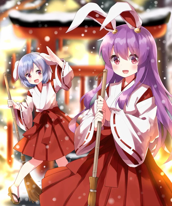 2191日目 巫女鈴仙と巫女レイセン