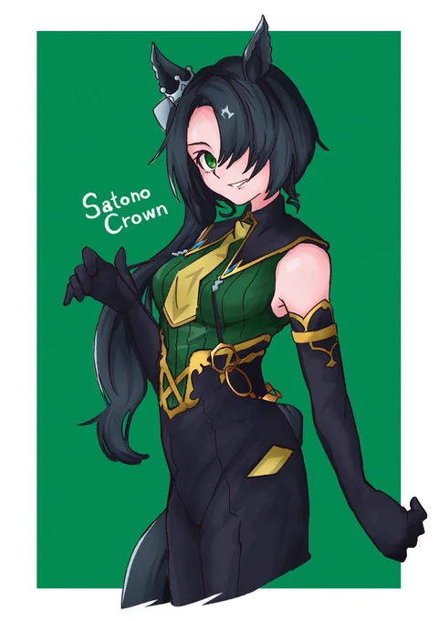 クラウン描いた