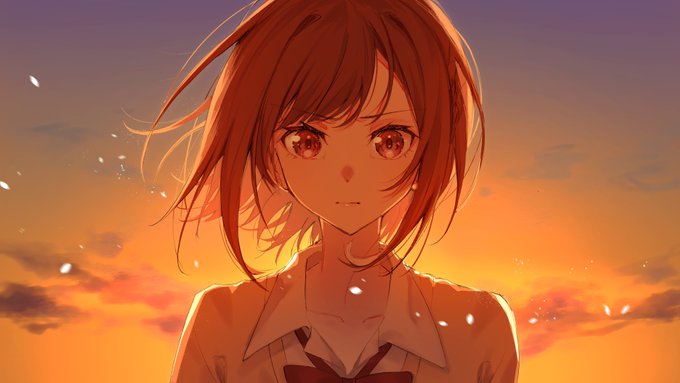 「学生服 夕焼け」のTwitter画像/イラスト(人気順)