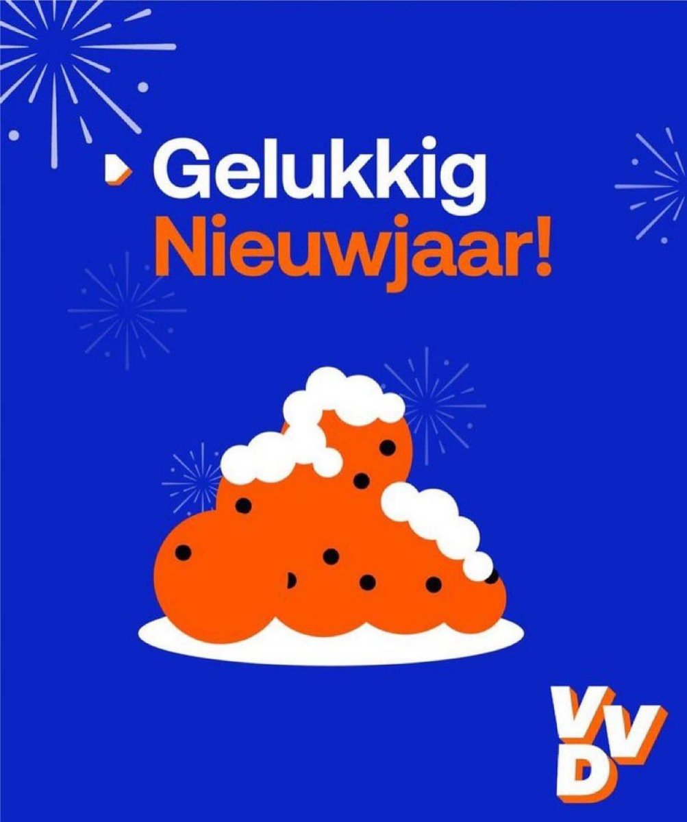 Het team van <a href="/VVDTiel/">VVD Tiel</a> wenst iedereen in onze mooie gemeente Tiel een gezellige en veilige jaarwisseling en uiteraard een gezond en gelukkig 2024 toe! 🥂🍾💙🧡💥