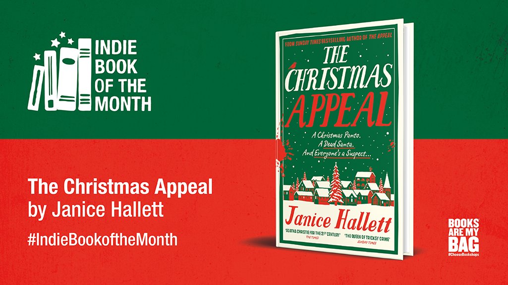 “For a life-long reader, book lover and now author, I walk through the door of an indie and it’s like coming home. No one knows books like an independent bookseller.” - @JaniceHallett The Christmas Appeal, our #IndieBookoftheMonth, is available in bookshops now. @ViperBooks