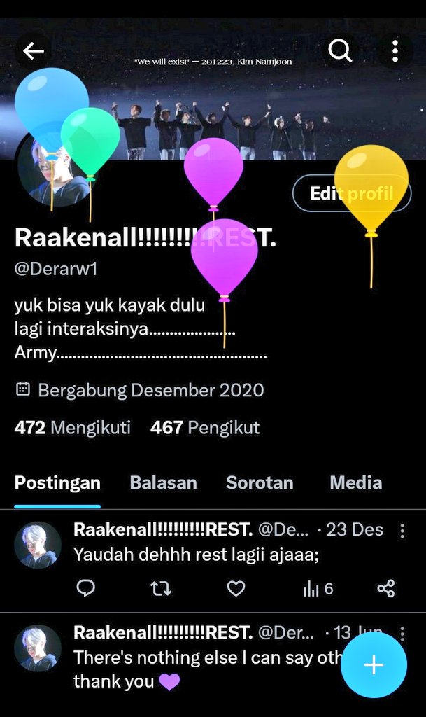 Derarw1's tweet photo. Cepet amattt tgl 31, perasaan kemarin masih awal bulan dehh😭🎉 tambah tuaa gess😭💜 https://t.co/x8bUig4DWI