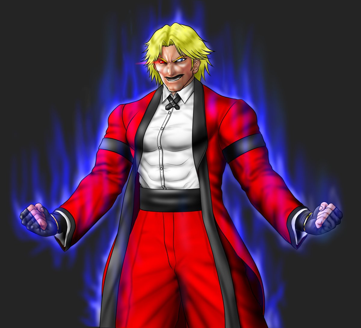 #リポストもいいねもいらねえから僕の描いたイケオジをみてくれ 