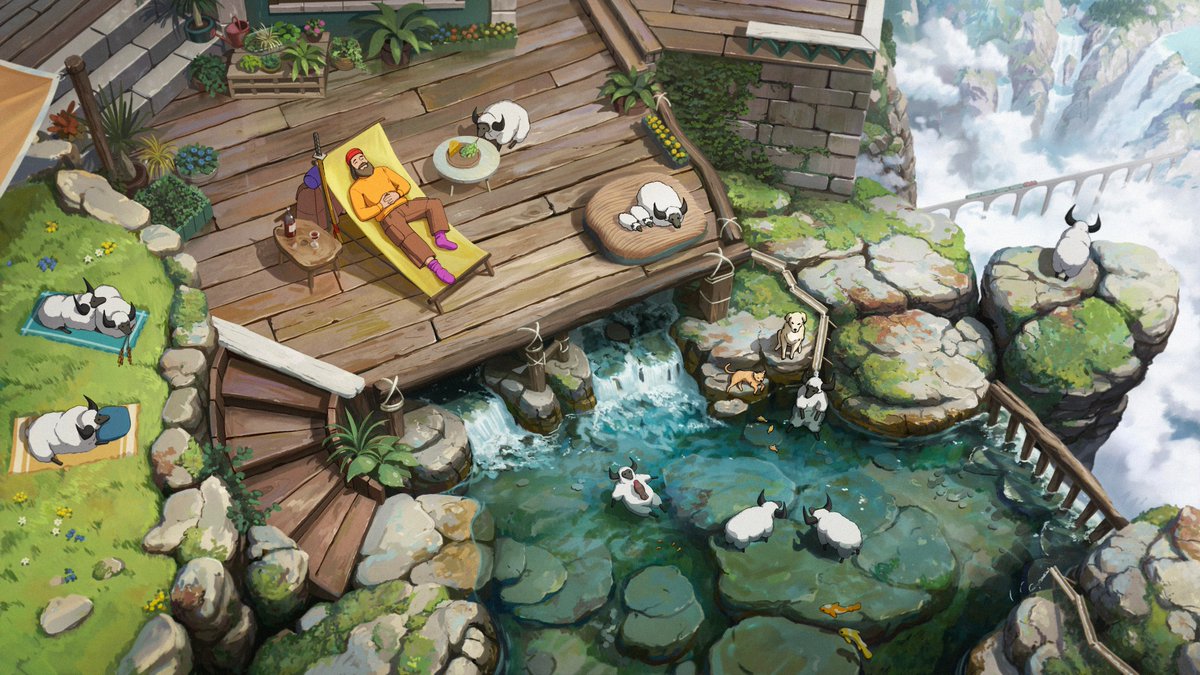 joeypoolart's tweet image. Shepherd&apos;s Journey 10/10

Our protagonist and his sheep have taken over a hot spring!

The last entry to this little series comes way overdue. Seeing how this was originally an October challenge. But it is a fitting way to end 2023!