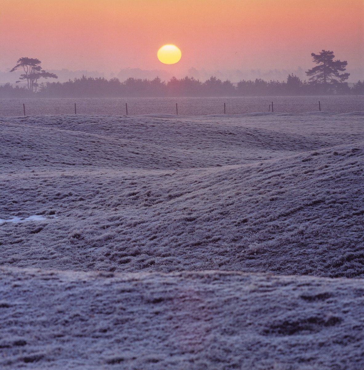 A wintery sunset at @NT_SuttonHoo to take you into the #NewYear 🧡

Thank you #NationalLottery players and all the fantastic project teams and volunteers, for the incredible work supporting the UK's heritage during 2023. #NewYearsEve