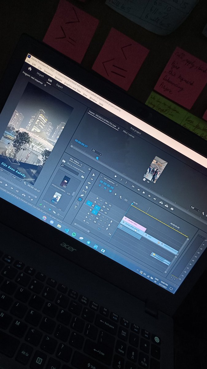 maneshwarmehra's tweet photo. One of the best decisions I made this year. Is to learn video editing on a professional tool - Adobe Premiere Pro 🪄✨ https://t.co/wORsynZ9Mw