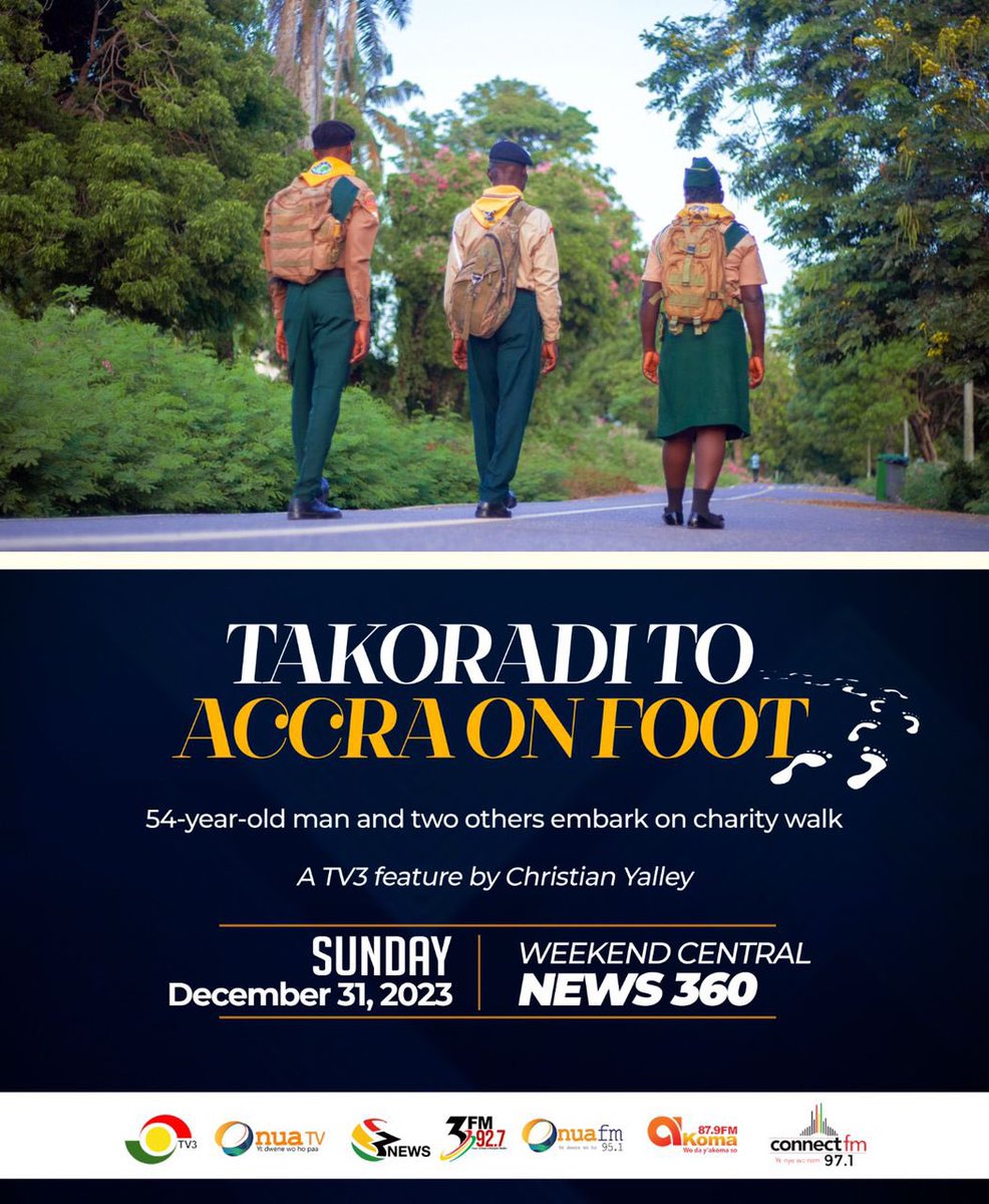 Since 1996, 54-year-old Henry Smith has been trekking on foot from Takoradi to Aflao, Elubo and other places, covering thousands of kilometres.

The latest was his 224-kilometre walk from Takoradi to Accra to raise money for charity and to demonstrate his God-given abilities.