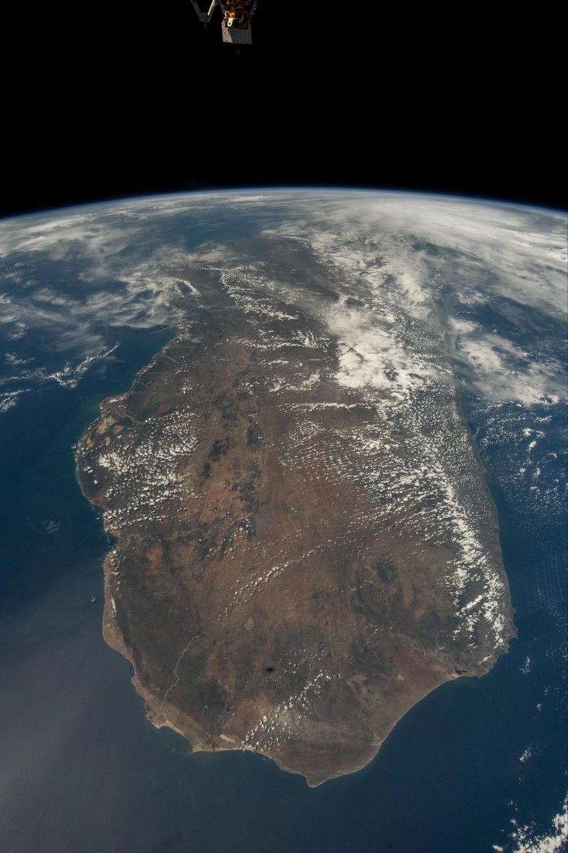 The island nation of Madagascar from the International Space Station