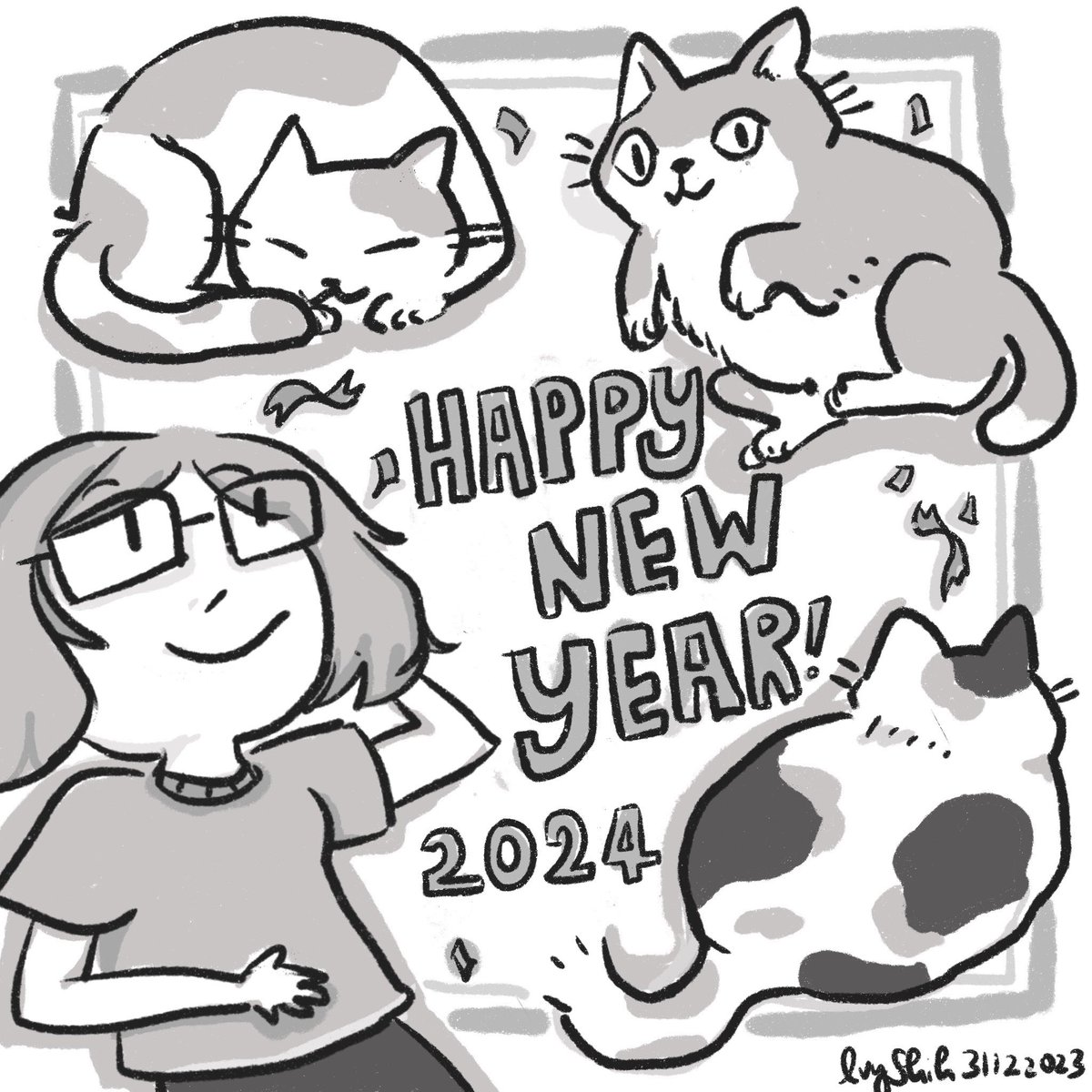 Ivy Shih (@ivyhish) on Twitter photo 🥳 Wishing everyone a very Happy New Year!! 
May 2024 be kinder and happier for you all - and filled with new adventures great and small. 
#HappyNewYear 🥳 Wishing everyone a very Happy New Year!! 
May 2024 be kinder and happier for you all - and filled with new adventures great and small. 
#HappyNewYear